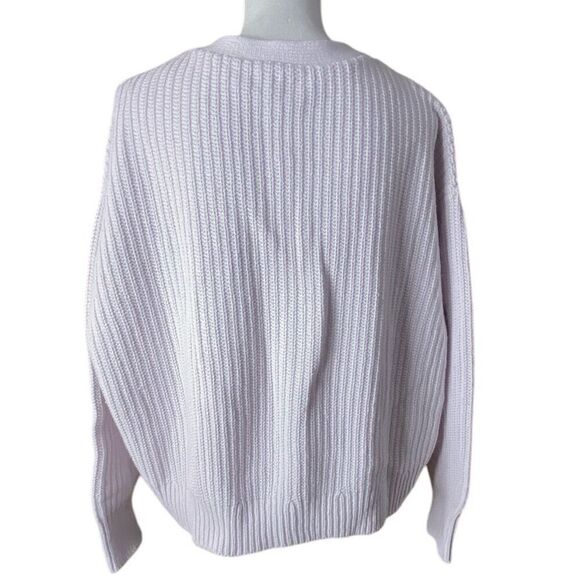 Darling Womens Light Pink Relaxed V-Neck Cardigan Size XL NWT - Picture 2 of 5